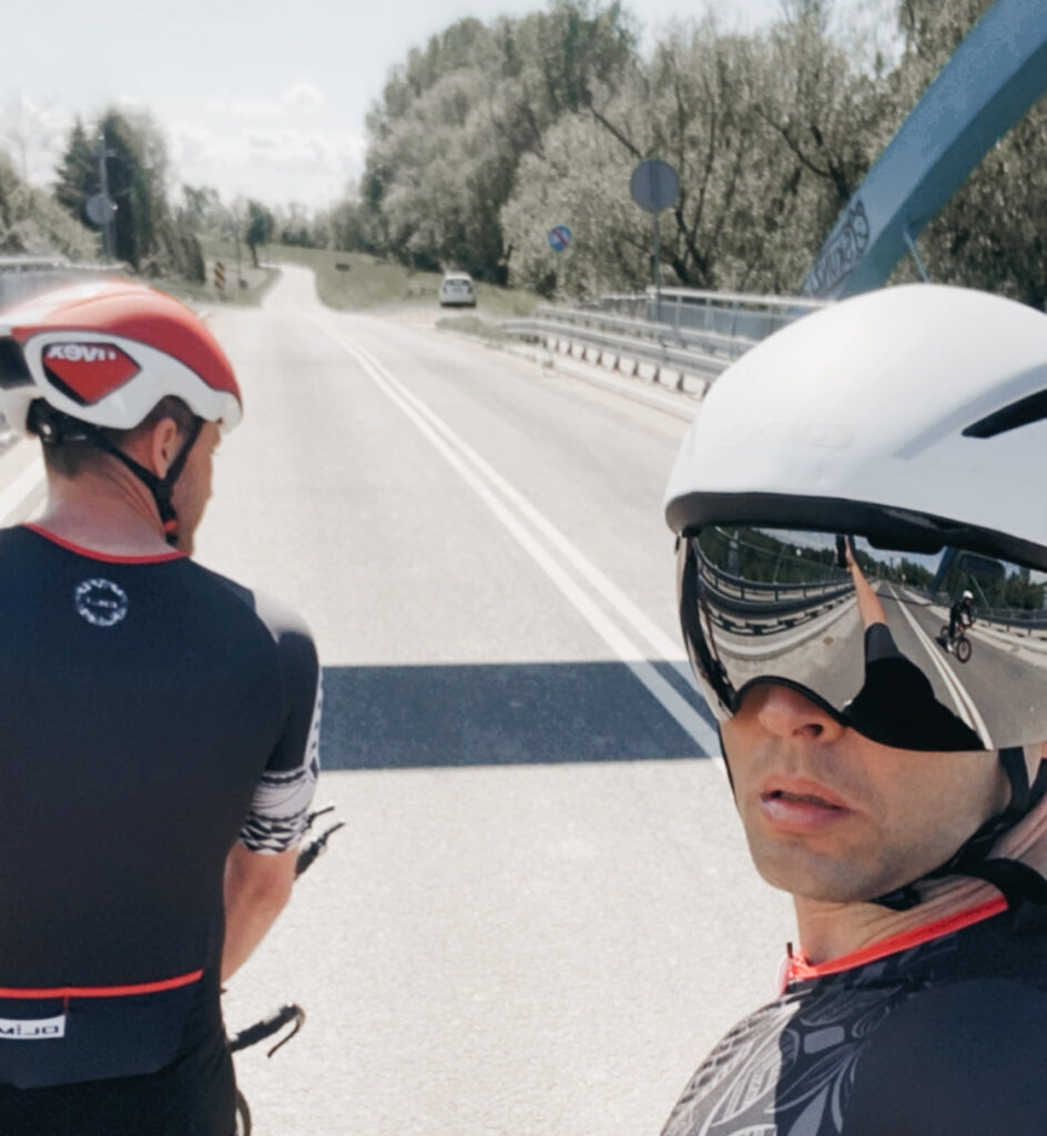 Cycling Calpe. Com - Robert Temczuk and Kamil Nożyński during their cycling training